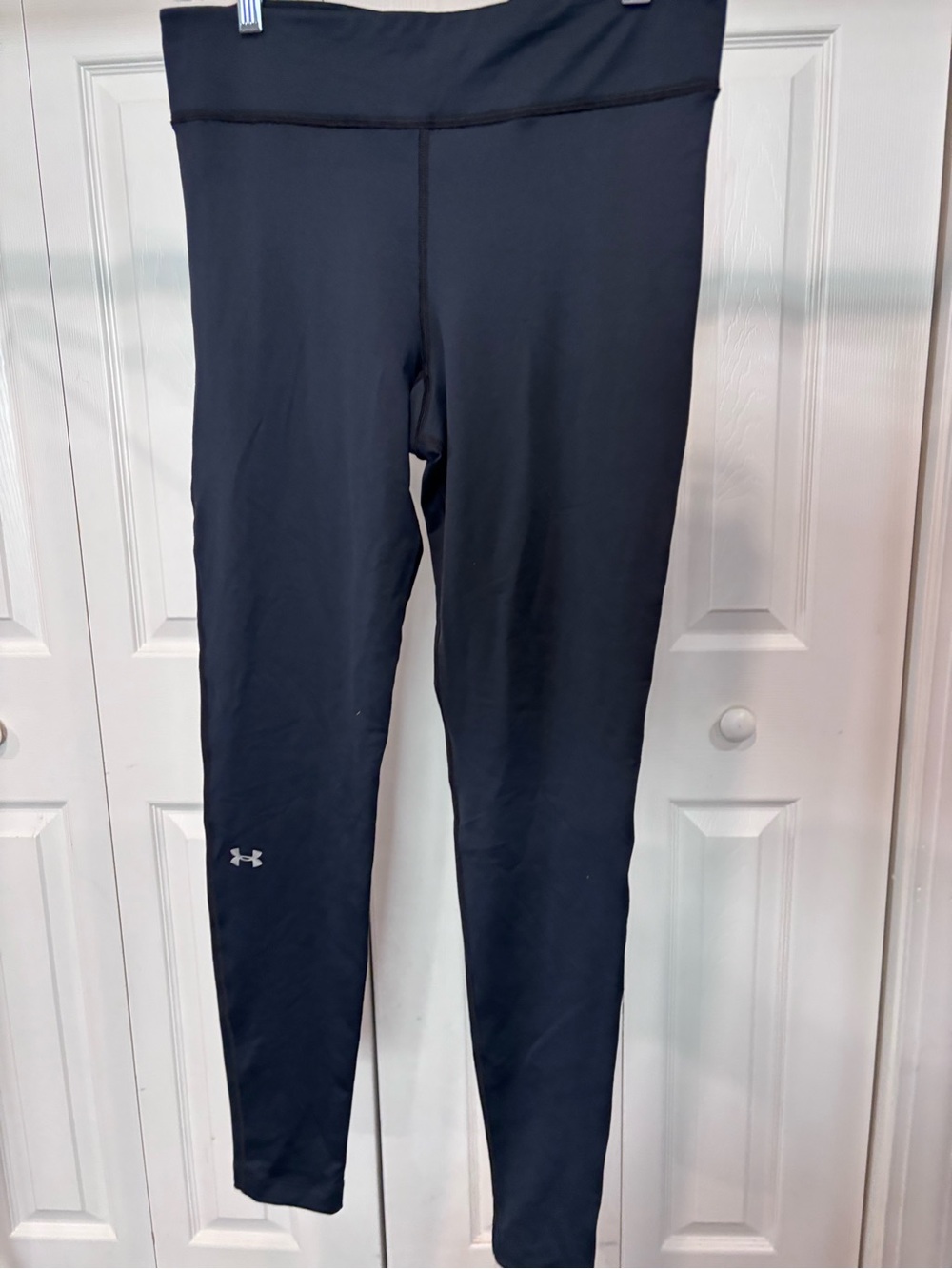Under Armour Black High-Rise Leggings with Logo
